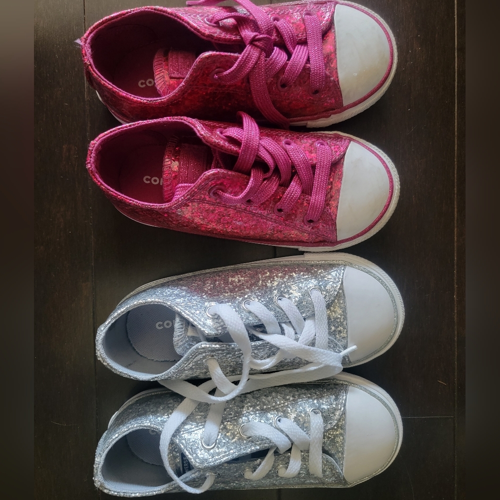 LITTLE Girls converse set size 10